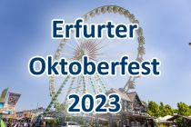 Wieder zu Gast auf dem Erfurter Oktoberfest 2023: Das Riesenrad Bellevue. • © kirmesecke.de