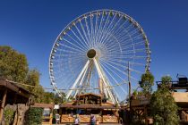 Das Europa-Rad auf dem Cannstatter Volksfest 2023 in Stuttgart. • © ummet-eck.de / kirmesecke.de