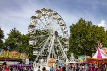 Das Pop Art Wheel in Freising. • © kirmesecke.de - Christian Schön