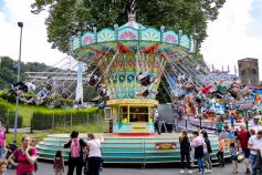 Klassischer Kettenflieger: Hier im Bild vom Schausteller Fuhrmann aus Wuppertal. • © ummet-eck.de