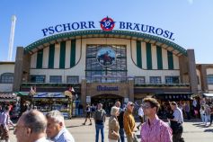 Pschorr Bräurosl - das derzeit neueste Zelt auf der Wiesn. Hier im Jahr 2023 • © kirmesecke.de