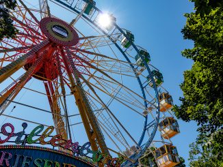 Eine schöne Aussicht aus dem Riesenrad von Willenborg. // Foto: kirmesecke.de